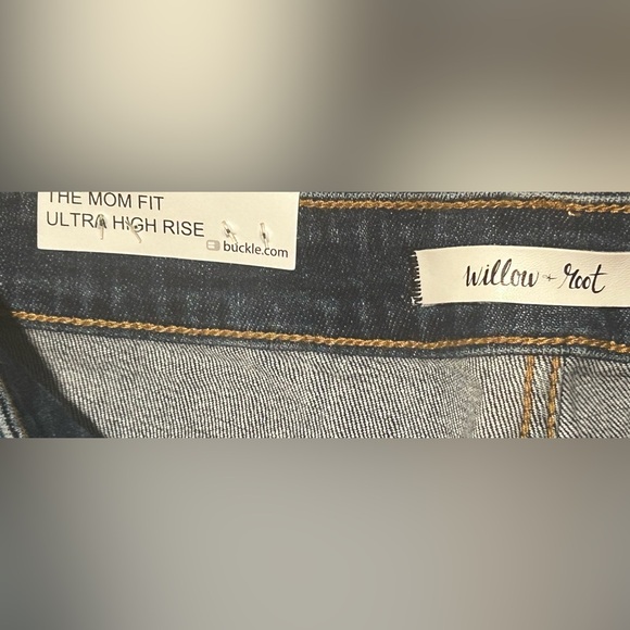 willow & root mom jeans, high waisted; never worn and still has tags. size: 36 - Picture 4 of 4